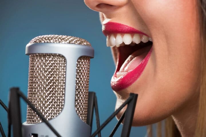 Singing Woman's Mouth
